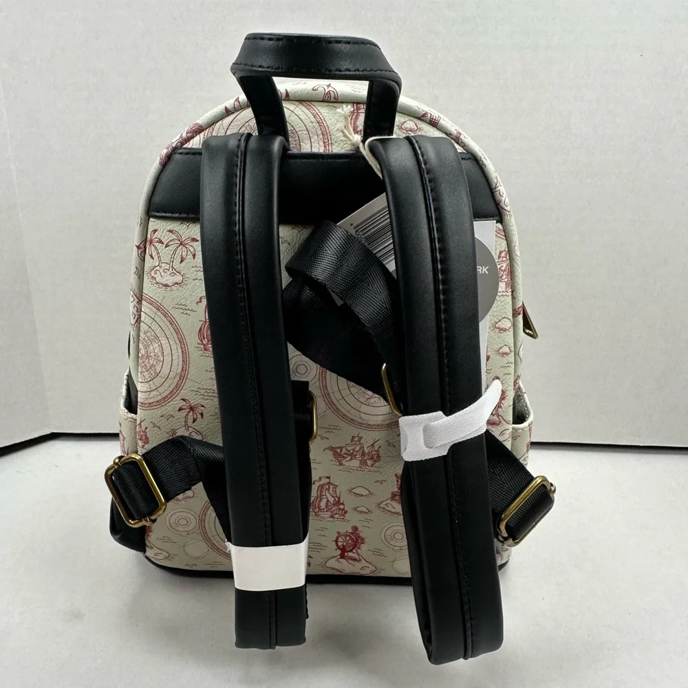 Disney Parks Loungefly Mini Backpack - Pirates Of The Caribbean Skull